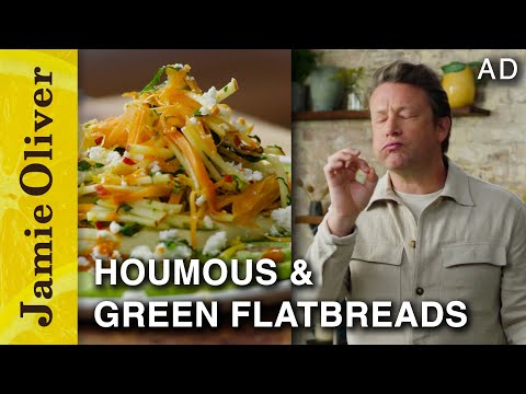 Green Flatbread & Houmous